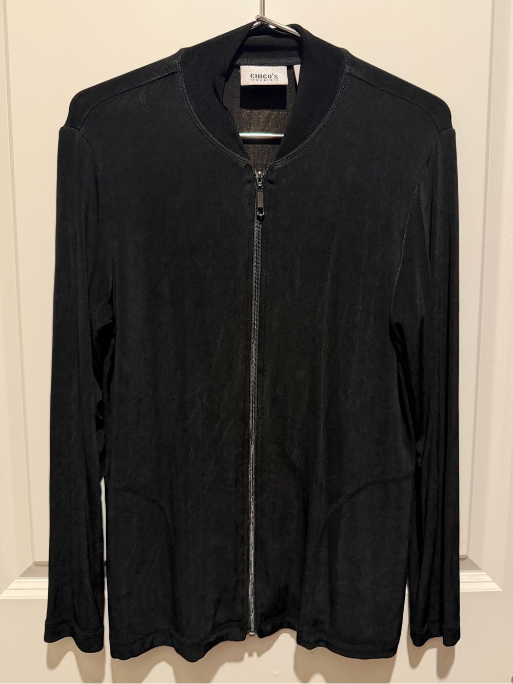 Women’s Chico’s Travelers Zip-Up Long Sleeve